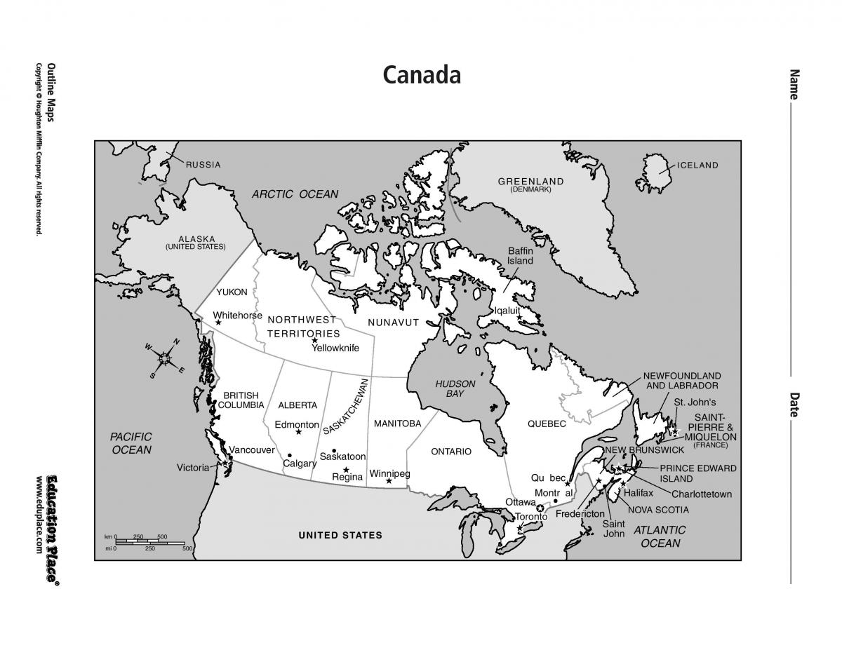 Քարտեզ Տորոնտո Կանադա