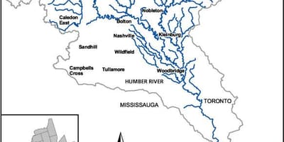 Քարտեզ գետի Хамбер 