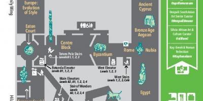 Քարտեզ Թագավորական թանգարանի Օնտարիո 3
