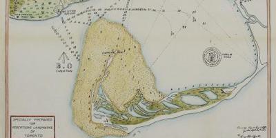 Քարտեզ Յորք Տորոնտոյի 1787-1884 мультяшной տարբերակը