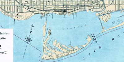 Քարտեզ Տորոնտոյի նավահանգիստ 1906